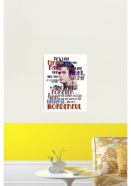 Harika Doktor Tablo Ahşap Poster Dekoratif fiyatları