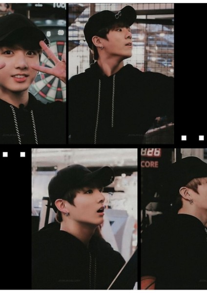 Oyuncu Erkek Arkadaşı Jungkook Tablo Ahşap Poster Dekoratif KOD1130