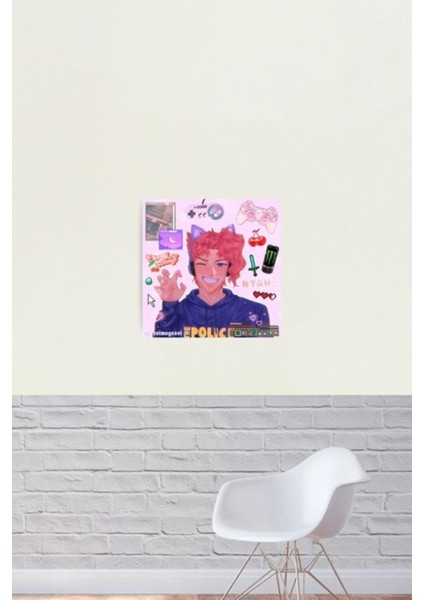 Oyuncu Kak Tablo Ahşap Poster Dekoratif