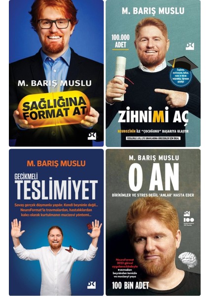 Gecikmeli Teslimiyet - Zihnimi Aç - Yıka Beynini - Neuro Aşk - 4 Kitap - M. Barış Muslu