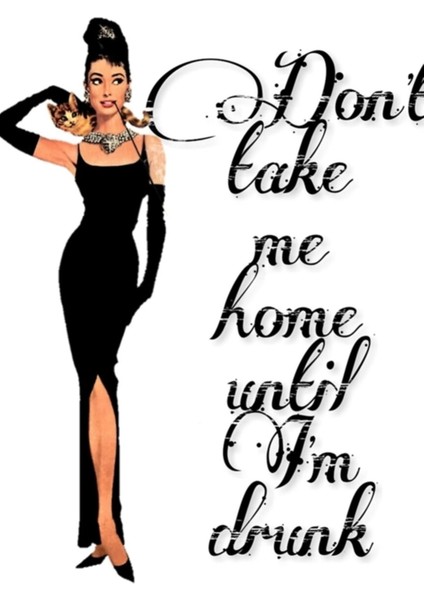 Breakfast At Tiffany's- Audrey Hepburn Tablo Ahşap Poster Dekoratif