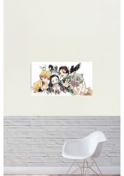 Demon Slayer Takımı Tablo Ahşap Poster Dekoratif fiyatları