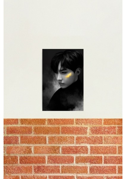 180218 Doğum Günün Kutlu Olsun Hoseok Tablo Ahşap Poster Dekoratif KOD552 fiyatları