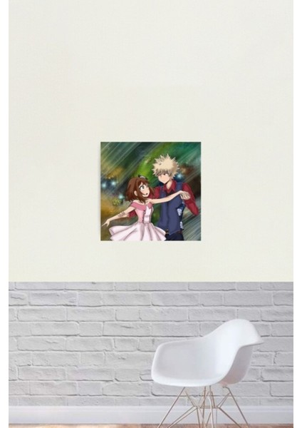 Bakugou Katsuki ve Ochako Uraraka Tablo Ahşap Poster Dekoratif fiyatları