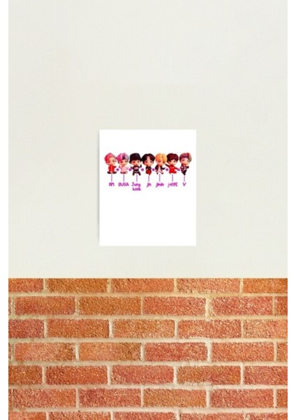 Bts Minik Tan-Bebek Bts-Bts Minik Tan-Bts Minik Tan Çocuklar Z1 Tablo Ahşap Poster Dekoratif