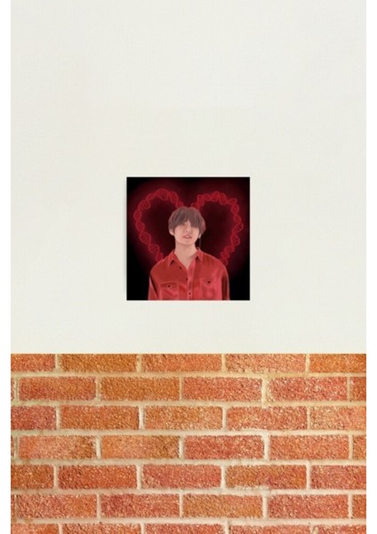Bts V Dna Kalp Tablo Ahşap Poster Dekoratif KOD3967 fiyatları