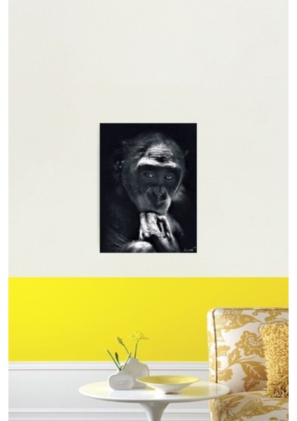 Ilkel Düşünür Tablo Ahşap Poster Dekoratif fiyatları