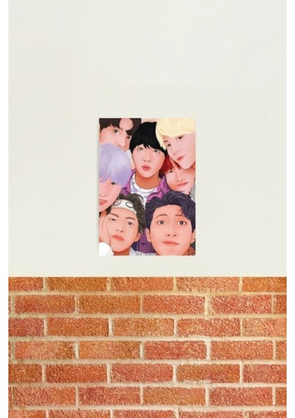 Bts Tablo #1 Ahşap Poster Dekoratif KOD6058