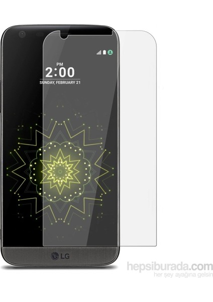 Lg G5 Uyumlu Ekran Koruyucu Screen Protector Tempered Glass Kristal Netliğinde %100 Hd Görüntü, Yüksek Kalite Kırılmaz Temperli Cam