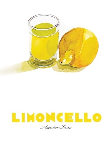 Limon Meyveli Kokteyl Tablo Ahşap Poster Dekoratif