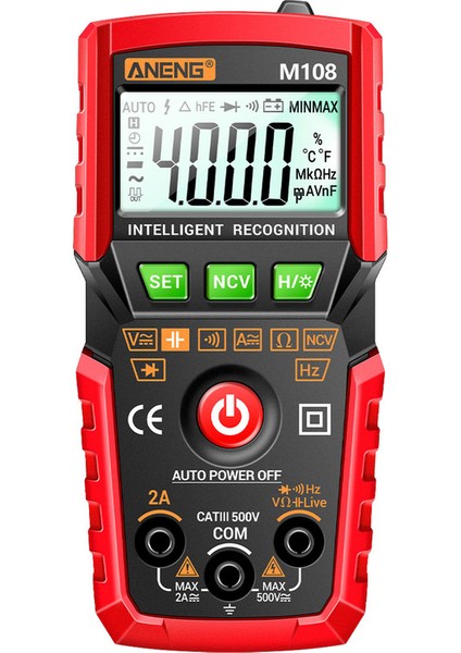 M108 Akıllı Dijital Multimetre Otomatik Aralık (Yurt Dışından) fiyatları