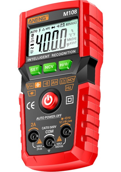 M108 Akıllı Dijital Multimetre Otomatik Aralık (Yurt Dışından) modelleri