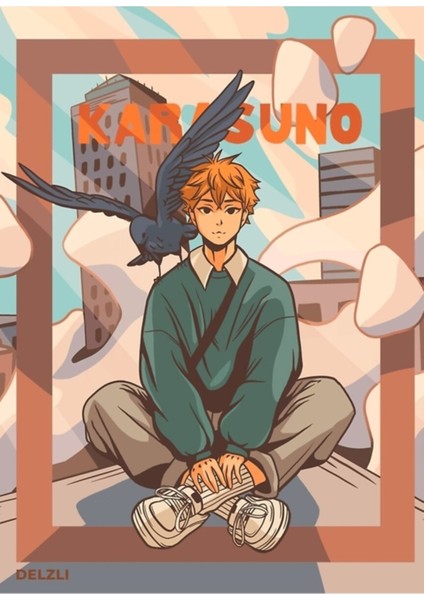 Hinata Shoyo Tablo Ahşap Poster Dekoratif