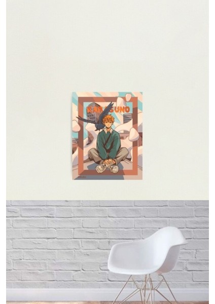Hinata Shoyo Tablo Ahşap Poster Dekoratif