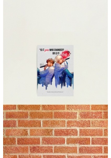 Yoonmın Bts Tablo Ahşap Poster Dekoratif KOD4481