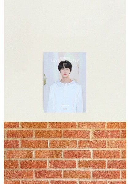 Bts Jın Tablo Ahşap Poster Dekoratif KOD5475