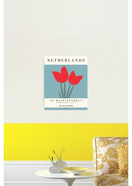 Hollanda Seyahat Posteri Tablo Ahşap Poster Dekoratif