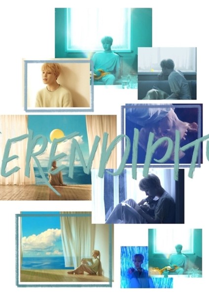 Bts Serendipity Jimin Tasarım Tablo Ahşap Poster Dekoratif KOD1173