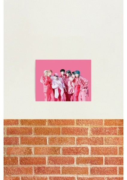 Bts Luv X01 Tablo Ahşap Poster KOD6050