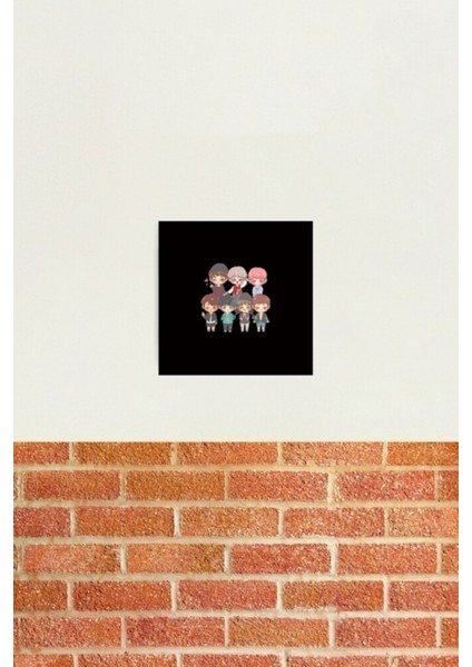 Bts 4th Muster : Grup Çıkartmaları Tablo Ahşap Poster Dekoratif KOD741