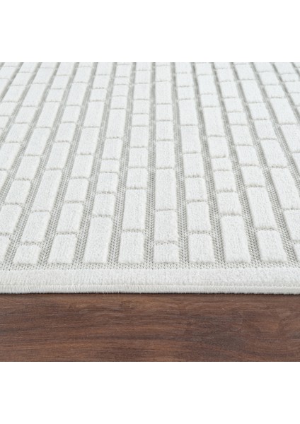 7/24 Sıerra Leon Krem 160X230 cm Salon Mutfak Halısı Yolluk Kilim