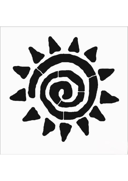 Stencil Sarayi Boyama Şablon Figür - 8357