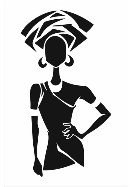 Stencil Sarayi Boyama Şablon Figür - 8583