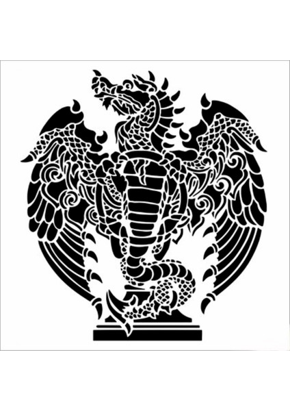 Stencil Sarayi Boyama Şablon Figür - 8627