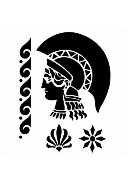 Stencil Sarayi Boyama Şablon Figür - 8629
