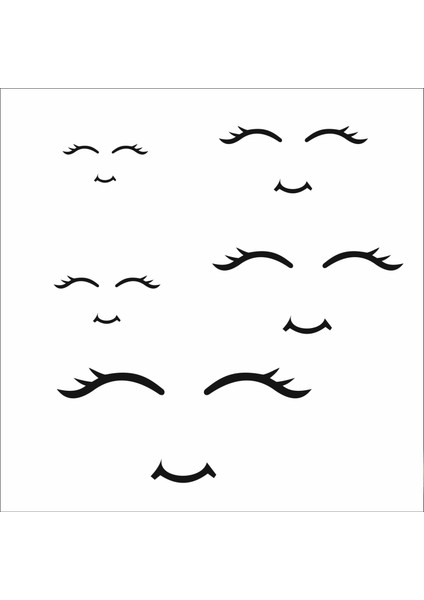 Stencil Sarayi Boyama Şablon Figür - 8430