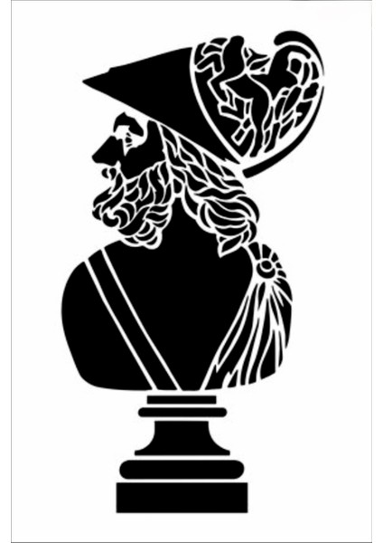 Stencil Sarayi Boyama Şablon Figür - 8619