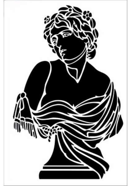 Stencil Sarayi Boyama Şablon Figür - 8630