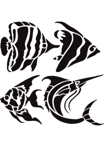 Stencil Sarayi Boyama Şablon Hayvanlar - 4537