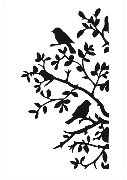 Stencil Sarayi Boyama Şablon Hayvanlar - 4564