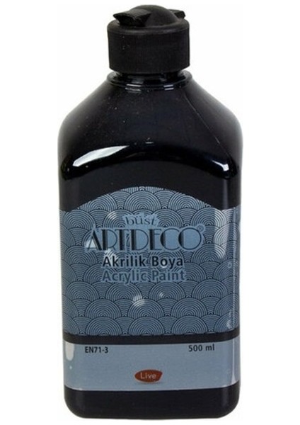 Akrilik Boya 500 ml Siyah