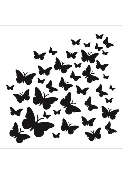 Stencil Sarayi Boyama Şablon Hayvanlar - 1176