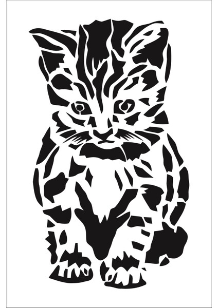 Stencil Sarayi Boyama Şablon Hayvanlar - 4550