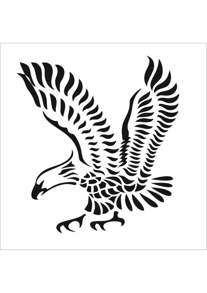 Stencil Sarayi Boyama Şablon Hayvanlar - 4553