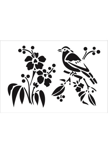Stencil Sarayi Boyama Şablon Hayvanlar - 4559