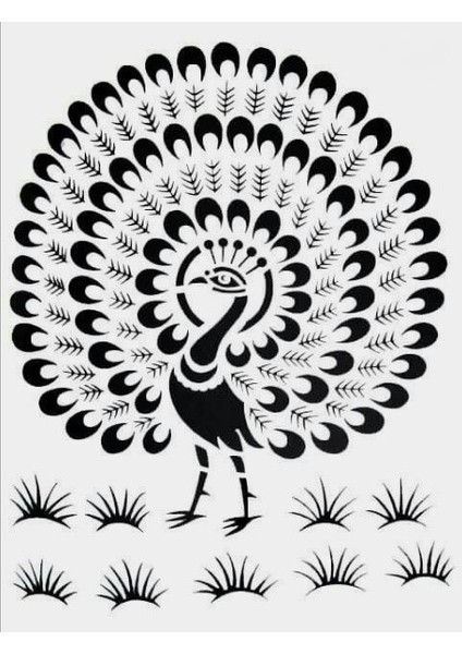 Stencil Sarayi Boyama Şablon Hayvanlar - 8714