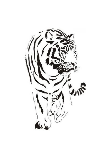 Stencil Sarayi Boyama Şablon Hayvanlar - 4540
