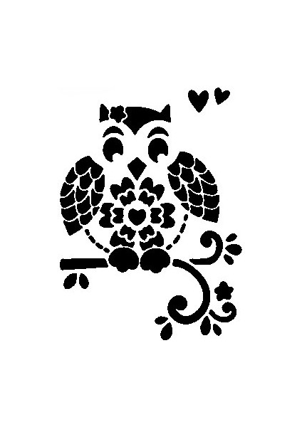 Stencil Sarayi Boyama Şablon Hayvanlar - 4557