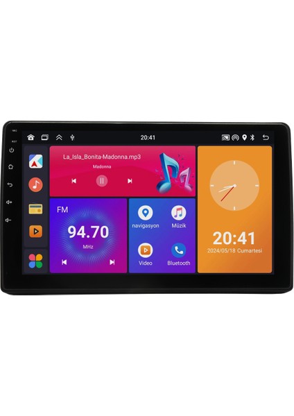 Renault Traffic (2021-2024) Android 14 Multimedya - 2 GB Ram - 32 GB Hafıza - Carplay CRV4127XP TRAFFIC