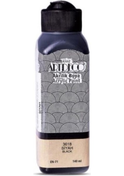 Akrilik Boya 140 ml Siyah