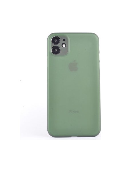 Apple iPhone 11 Ultra Ince Transparan Yapılı Süper Pp Silikon Kılıf