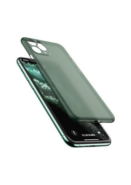 Apple iPhone 11 Pro Ultra Ince Transparan Yapılı Süper Pp Silikon Kılıf