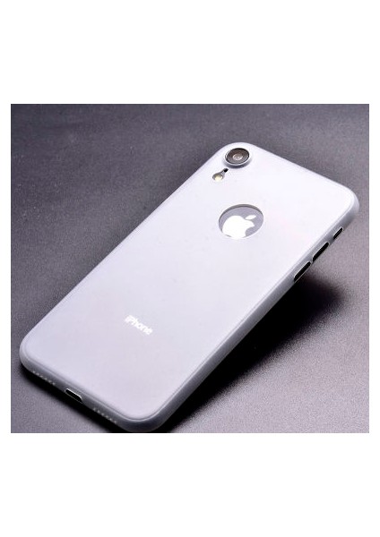 Apple iPhone Xr Ultra Ince Transparan Yapılı Süper Pp Silikon Kılıf