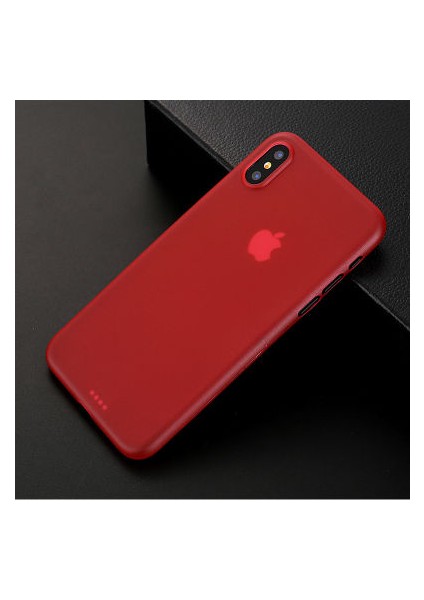 Apple iPhone x Ultra Ince Transparan Yapılı Süper Pp Silikon Kılıf