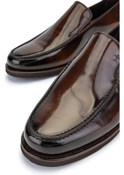 Erkek Hakiki Deri Kahverengi Açma Loafer Ayakkabı 183 29753 Erk Ayk Y24 Kahve Acma fırsatları