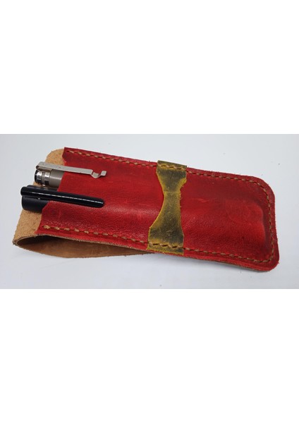 Hakiki Deri El Emeği Özel Kalemleriniz Için Kalemlik Kalem Kutu 27 cm 6 cm NUR09 modelleri